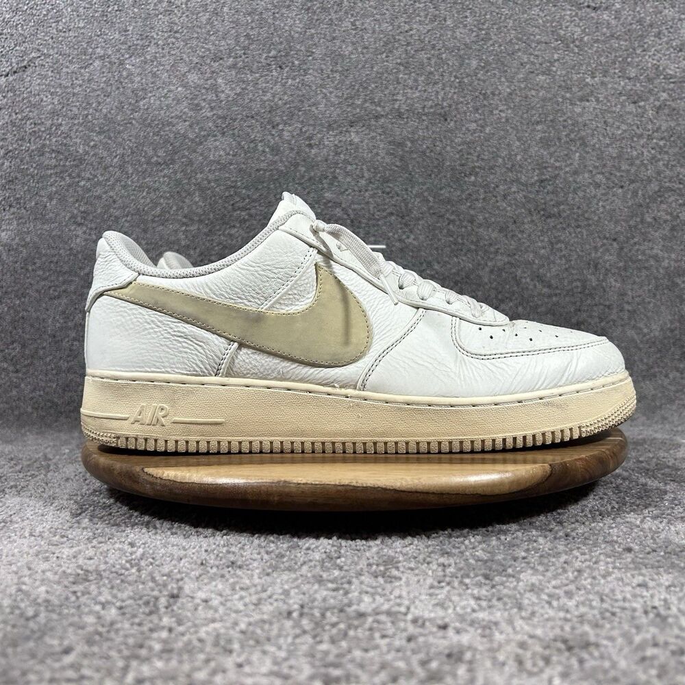 Nike Air Force 1 Low 07 AT4143-101 Mens Sz 13 Premium Oversize Swoosh Sail Shoes